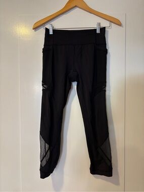 Lululemon Mesh-Panel Leggings